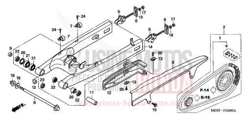 BRAS OSCILLANT CBF600NA4 de 2004